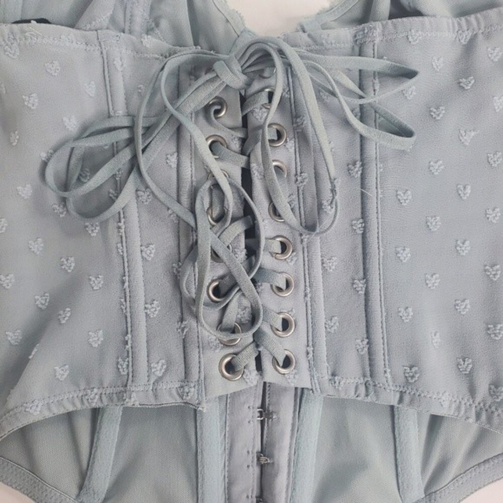 Urban Outfitters Lucy dot mesh corset size small NWT - Picture 5 of 8